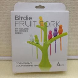 小鳥水果叉套裝 美樂日用的精致設計，義烏購便捷購物體驗